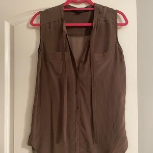 French Connection brown blouse